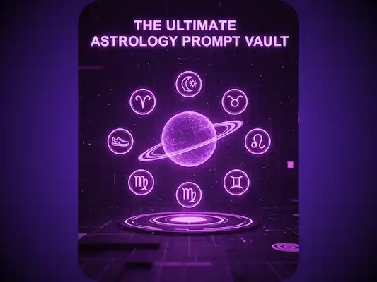 The Ultimate Astrology Prompt Vault Cover