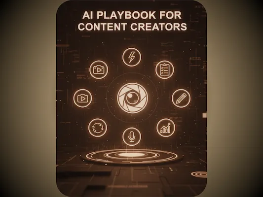 AI Playbook for Content Creators Cover