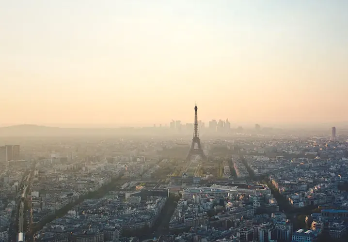 Paris cityscape representing our French operations