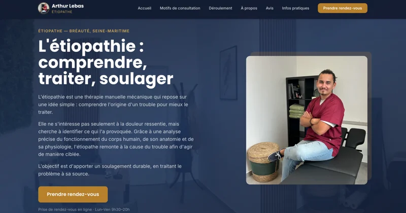 Arthur Lebas Étiopathe — project thumbnail