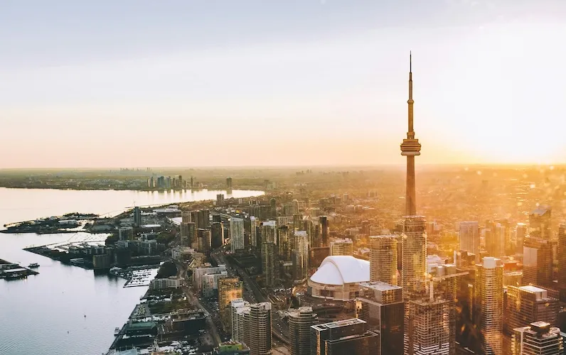 Toronto skyline representing our Canadian operations